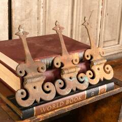 #47422 - Antique&nbsp;Bronze&nbsp;Ornate&nbsp;Strap&nbsp;Hinges&nbsp;image