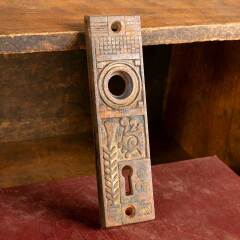 #47783 - Antique&nbsp;Lockwood&nbsp;Doorknob&nbsp;Backplate&nbsp;image