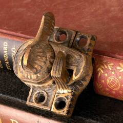 #47790 - Antique&nbsp;Ornate&nbsp;Cast&nbsp;Iron&nbsp;Sash&nbsp;Window&nbsp;Lock&nbsp;image