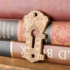 #47823 - Antique&nbsp;Ornate&nbsp;Bronze&nbsp;Keyhole&nbsp;Escutcheon&nbsp;image
