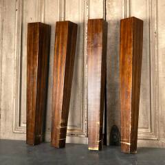 #47950 - Set&nbsp;of&nbsp;4&nbsp;Salvaged&nbsp;Tapered&nbsp;Wood&nbsp;Table&nbsp;Legs&nbsp;image