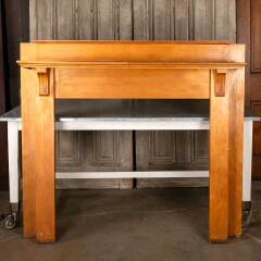 #48022 - Salvaged&nbsp;Antique&nbsp;Wood&nbsp;Fireplace&nbsp;Mantel&nbsp;image