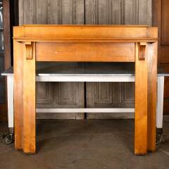 #48023 - Salvaged&nbsp;Antique&nbsp;Wood&nbsp;Fireplace&nbsp;Mantel&nbsp;image