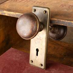 #48037 - Antique&nbsp;Metal&nbsp;Doorknob&nbsp;Door&nbsp;Hardware&nbsp;Set&nbsp;image