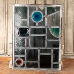 #48132 - 23x31&nbsp;Vintage&nbsp;Stained&nbsp;Glass&nbsp;Window&nbsp;Panel&nbsp;image