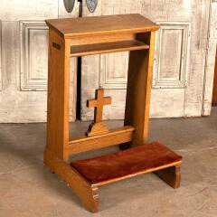 #48162 - Antique&nbsp;Oak&nbsp;Church&nbsp;Kneeler&nbsp;Prayer&nbsp;Bench&nbsp;image