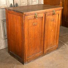 #48264 - Vintage&nbsp;Oak&nbsp;Sample&nbsp;Storage&nbsp;Cabinet&nbsp;image