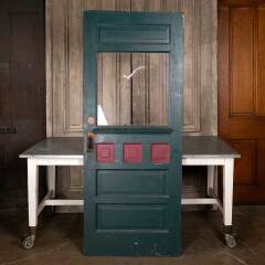 #48265 - 32x79&nbsp;Antique&nbsp;Half&nbsp;Lite&nbsp;Wood&nbsp;Entry&nbsp;Door&nbsp;image