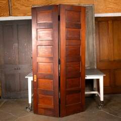 #48511 - 48x91&nbsp;Antique&nbsp;6&nbsp;Panel&nbsp;Pine&nbsp;Bi-Fold&nbsp;Door&nbsp;image