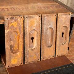 #48517 - Antique&nbsp;Pocket&nbsp;Door&nbsp;Pull&nbsp;Handle&nbsp;Hardware&nbsp;image