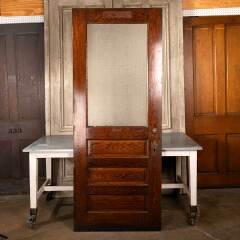 #48575 - 35x88&nbsp;Antique&nbsp;Oak&nbsp;Half-Lite&nbsp;Classroom&nbsp;Door&nbsp;image