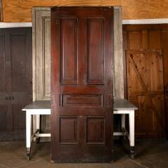 #48686 - 39x96&nbsp;Salvaged&nbsp;Antique&nbsp;5&nbsp;Panel&nbsp;Interior&nbsp;Door&nbsp;image