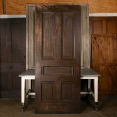 #48689 - 40x95&nbsp;Salvaged&nbsp;Antique&nbsp;5&nbsp;Panel&nbsp;Interior&nbsp;Door&nbsp;image