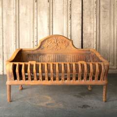 #48849 - Antique&nbsp;Cast&nbsp;Iron&nbsp;Fireplace&nbsp;Log&nbsp;Holder&nbsp;Basket&nbsp;image