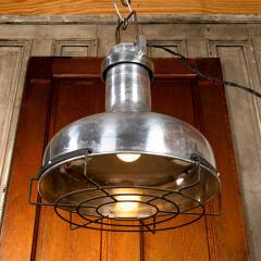#48876 - Salvaged&nbsp;Industrial&nbsp;Aluminum&nbsp;Pendant&nbsp;Light&nbsp;image
