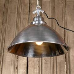 #48877 - Salvaged&nbsp;Industrial&nbsp;Aluminum&nbsp;Pendant&nbsp;Light&nbsp;image