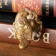 #48989 - Ornate&nbsp;Brass&nbsp;Thumb&nbsp;Turn&nbsp;Door&nbsp;Hardware&nbsp;image