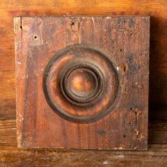 #49016 - Antique&nbsp;Wood&nbsp;Rosette&nbsp;Interior&nbsp;Trim&nbsp;Block&nbsp;image