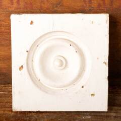 #49078 - Antique&nbsp;Wood&nbsp;Rosette&nbsp;Interior&nbsp;Trim&nbsp;Block&nbsp;image