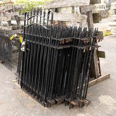 #49234 - Salvaged&nbsp;Wrought&nbsp;Iron&nbsp;Fencing&nbsp;&&nbsp;Gate&nbsp;image