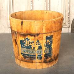 #49331 - Antique&nbsp;Walter&nbsp;Candy&nbsp;Wood&nbsp;Bucket&nbsp;Pail&nbsp;image