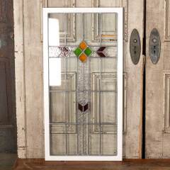 #49354 - Antique&nbsp;Stained&nbsp;Leaded&nbsp;Glass&nbsp;Window&nbsp;image