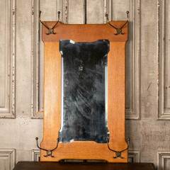 #49449 - Antique&nbsp;Oak&nbsp;Framed&nbsp;Beveled&nbsp;Glass&nbsp;Mirror image