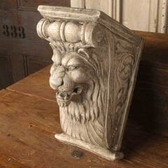 #49532 - Cast&nbsp;Plaster&nbsp;Lion&nbsp;Bracket&nbsp;Wall&nbsp;Hanging&nbsp;image