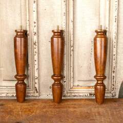 #49732 - Set&nbsp;of&nbsp;3&nbsp;Turned&nbsp;Wood&nbsp;Table&nbsp;Legs&nbsp;image