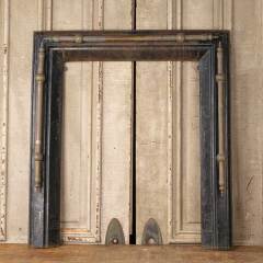 #49824 - Antique&nbsp;Cast&nbsp;Iron&nbsp;&&nbsp;Brass&nbsp;Fireplace&nbsp;Surround&nbsp;image