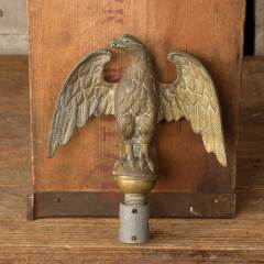 #49835 - Salvaged&nbsp;Solid&nbsp;Brass&nbsp;Eagle&nbsp;Finial&nbsp;image