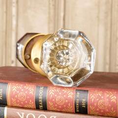 #50079 - Antique&nbsp;Glass&nbsp;Doorknobs&nbsp;Door&nbsp;Hardware&nbsp;Set&nbsp;image