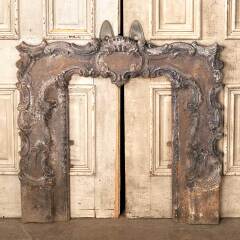#50097 - Antique&nbsp;Ornate&nbsp;Cast&nbsp;Iron&nbsp;Fireplace&nbsp;Surround image