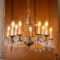 #50140 - Antique&nbsp;10&nbsp;Bulb&nbsp;Chandelier&nbsp;Light&nbsp;Fixture&nbsp;image