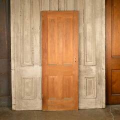 #50349 - 28x76&nbsp;Antique&nbsp;4&nbsp;Panel&nbsp;Pine&nbsp;Interior&nbsp;Door&nbsp;image