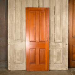 #50354 - 28x76&nbsp;Antique&nbsp;4&nbsp;Panel&nbsp;Pine&nbsp;Interior&nbsp;Door&nbsp;image