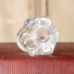 #50374 - Vintage&nbsp;Pressed&nbsp;Glass&nbsp;Furniture&nbsp;Knob&nbsp;image