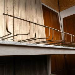 #50499 - Salvaged&nbsp;Brass&nbsp;Wine&nbsp;Glass&nbsp;Holder&nbsp;Rack&nbsp;image