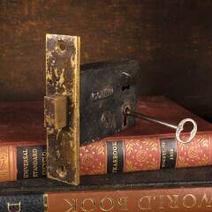 #50526 - Antique&nbsp;Corbin&nbsp;Mortise&nbsp;Deadbolt&nbsp;&&nbsp;Key&nbsp;image