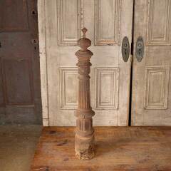 #50532 - Salvaged&nbsp;Antique&nbsp;Cast&nbsp;Iron&nbsp;Garden&nbsp;Fence&nbsp;Post&nbsp;image