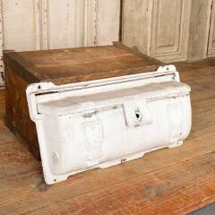 #50602 - Salvaged&nbsp;Antique&nbsp;Cast&nbsp;Aluminum&nbsp;Mailbox&nbsp;image