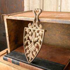 #50607 - Antique&nbsp;Cast&nbsp;Brass&nbsp;Sad&nbsp;Iron&nbsp;Trivet&nbsp;image