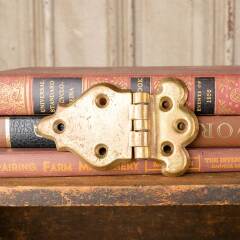 #50616 - Antique&nbsp;Decorative&nbsp;Brass&nbsp;Strap&nbsp;Hinge&nbsp;image