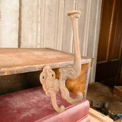 #50621 - Antique&nbsp;Ornate&nbsp;Cast&nbsp;Iron&nbsp;Hat&nbsp;&&nbsp;Coat&nbsp;Hook&nbsp;image
