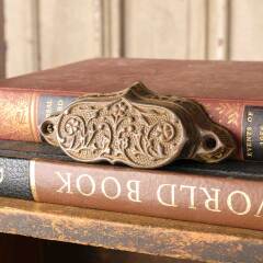 #50624 - Antique&nbsp;Cast&nbsp;Iron&nbsp;Drawer&nbsp;Bin&nbsp;Pull&nbsp;Hardware&nbsp;image