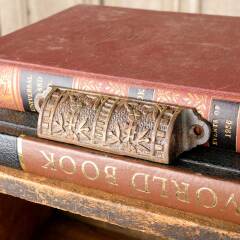 #50627 - Antique&nbsp;Cast&nbsp;Iron&nbsp;Bin&nbsp;Pull&nbsp;Drawer&nbsp;Hardware&nbsp;image