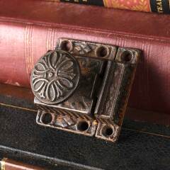 #50692 - Antique&nbsp;Ornate&nbsp;Cast&nbsp;Iron&nbsp;Cabinet&nbsp;Latch&nbsp;image