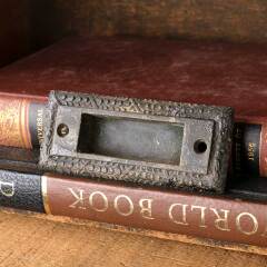 #50701 - Antique&nbsp;Bronze&nbsp;Window&nbsp;Sash&nbsp;Lift&nbsp;Hardware&nbsp;image