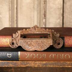 #50703 - Antique&nbsp;Ornate&nbsp;Cast&nbsp;Iron&nbsp;Apothecary&nbsp;Bin&nbsp;Pull&nbsp;image