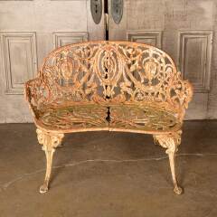 #50772 - Vintage&nbsp;Cast&nbsp;Iron&nbsp;Garden&nbsp;Patio&nbsp;Bench image